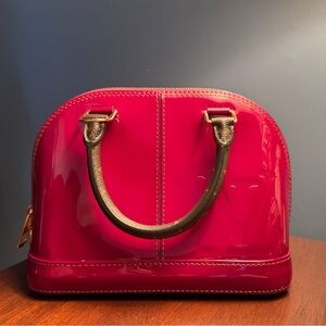 Authentic Louis Vuitton Alma BB Patent Leather Purse